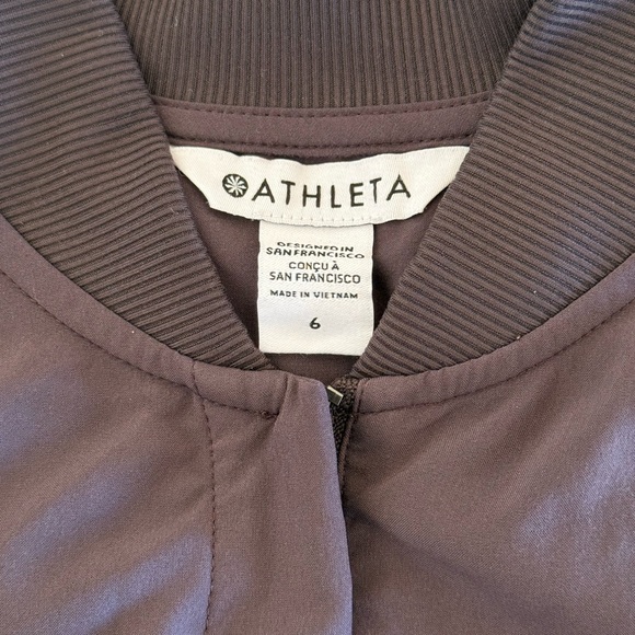 Athleta Brooklyn Utility Jumpsuit Romper Brown, Size 6 - Picture 7 of 8